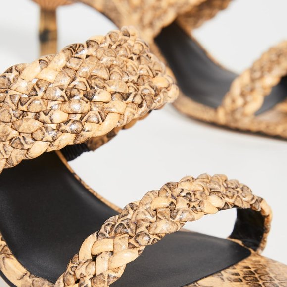 Cult Gaia KAL SANDAL CANARY Yellow/Brown SD1808SK Size 9 Women's Sandals - Picture 4 of 4